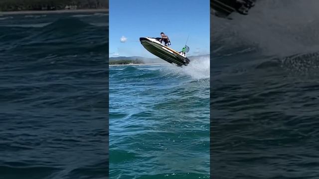 Big Air Fishing Adventures #seadoo #fishpro #jetskifishing #jetski #jetfish #waves #extreme #jet