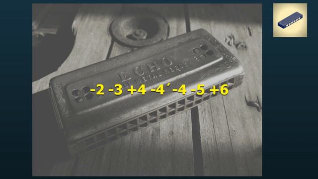 Lesson 130 HARMONICA C - Blues Scale - Easy Tabs