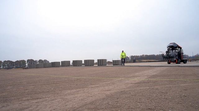 16k Sq. Ft. In 8 Hours Using The S19 Paver Laying Equipment