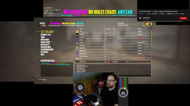 Wreckfest With Thrustmaster Wheel Triple Screens  No Crybabies Server  5-2-2022