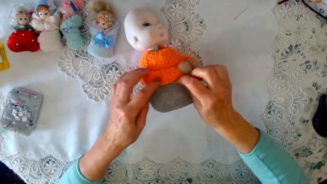 Кукла из носка. Кукла в смешанной технике. Muñeca Soft. Мастер классы Татьяна Щепкина.  2 к5