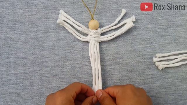 ? DIY ANGEL en MACRAME paso a paso  DIY Macrame Angel Tutorial Step by Step