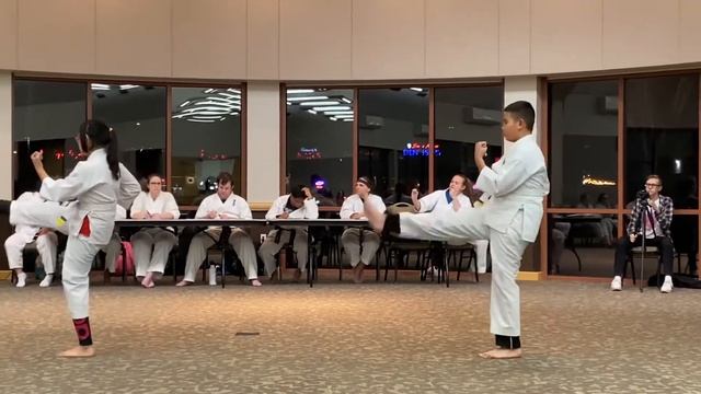 SPORTS || Martial Arts | Karate - Wood Breaking Performed By Dean And Hannah