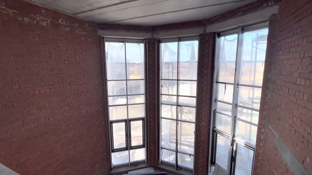 Остекление коттеджа, витражи высотой 5 метров, широкие створки окон, остекление Екатеринбург