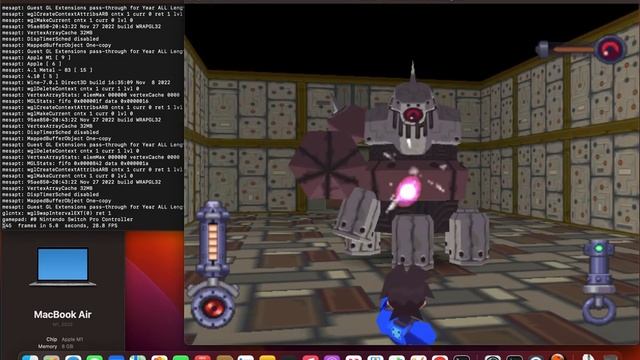QEMU Classic Retro Games On MacBook Air M1 -- MegaMan Legends PC (2000)