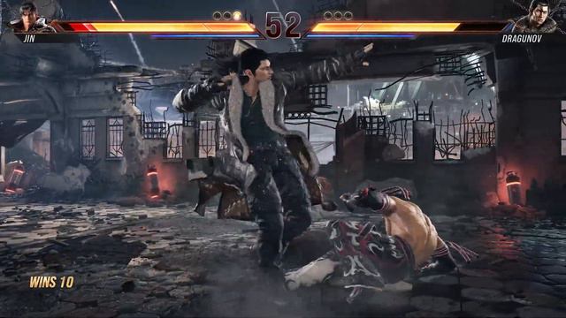 Tekken 8 Jin Vs Dragunov #tekken8 #gaming #games #tekken