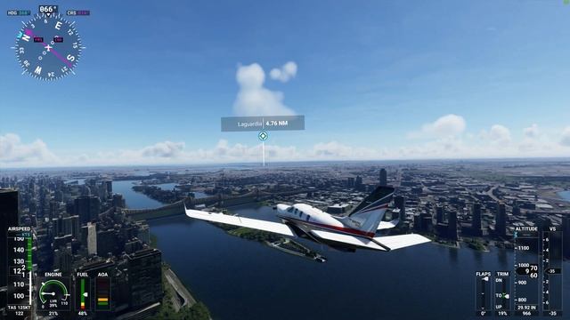 Survol De New York, Etats Unis, Beechcraft King Air 350i | Microsoft Flight Simulator 2020 [4K UHD]
