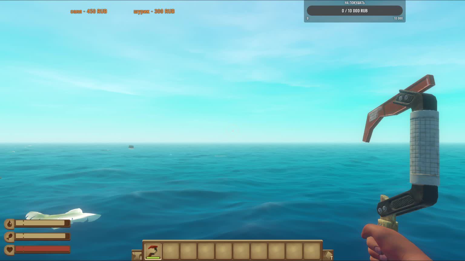 Raft 2024 Кооп 1 Голодные дикари сожрут кого-то