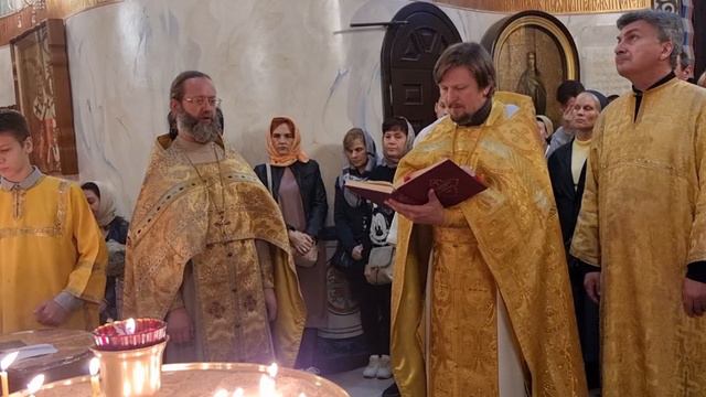 9 октября 2022 г.Молебен в день памяти апостола Иоанна Богослова.