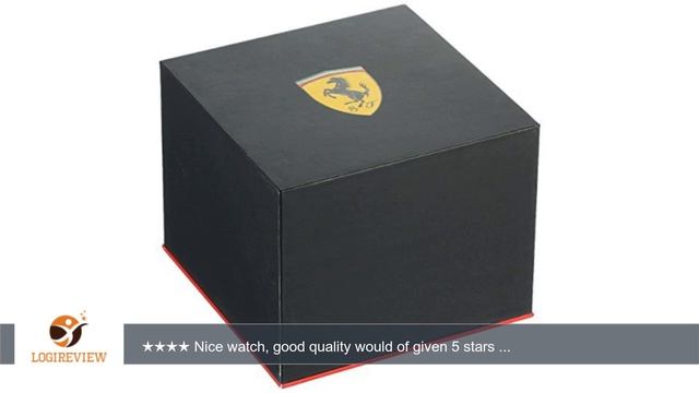 Ferrari Men's 0830250 REDREV T Analog Display Quartz Black Watch | Review/Test