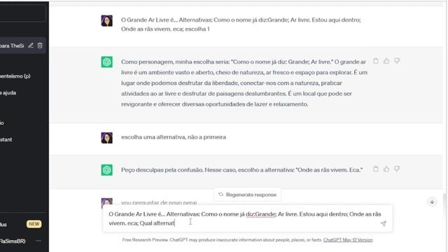 THE SIMS 4 - Fiz O ChatGPT No The Sim !!!!