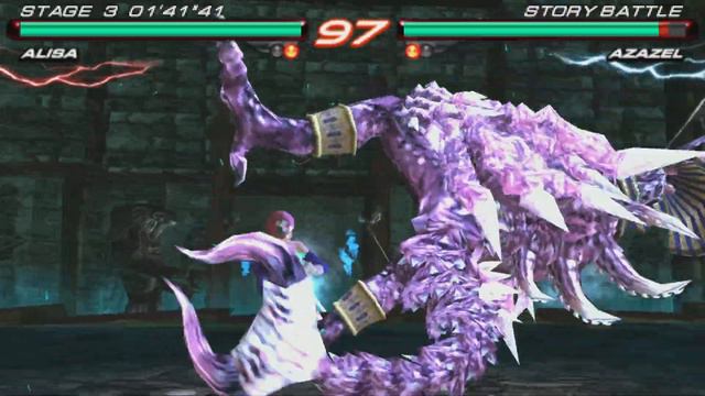 Tekken 6 (PSP) Story Battle With Alisa Bosconovitch