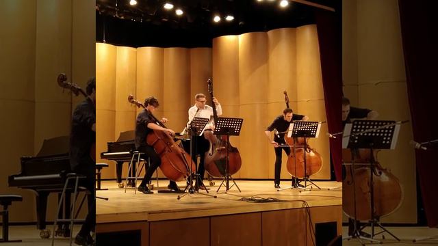 Пьяццола, Либертанго, 3 контрабасиста / Гнесинка, 06.03.2021