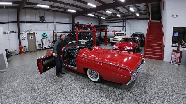 1963 FORD THUNDERBIRD SPORTS ROADSTER POWER TOP OPERATION
