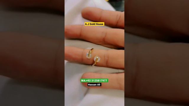 Gold Ring Design For Engagement || Diamond Gold Rings #goldring #diamondring #simplering