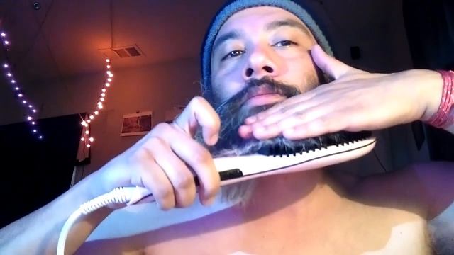 Fast Hair Straightener выпрямляет даже бороду!