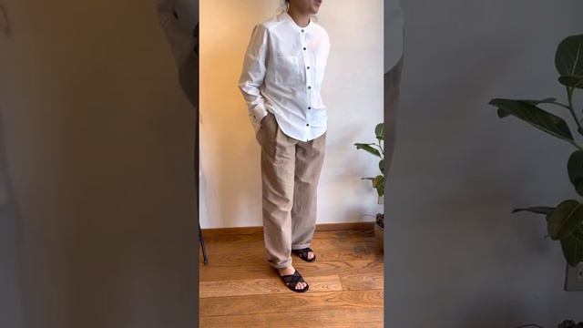 Trois オリジナル刺繍ブラウス