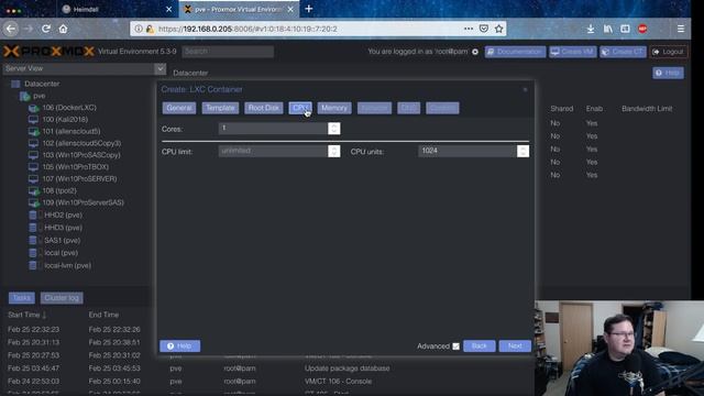 Creating A Ubuntu LXC In Proxmox For Docker