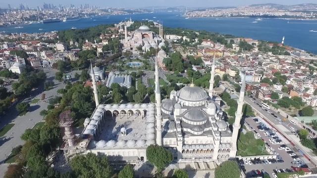 Istanbul aerial view drone view
