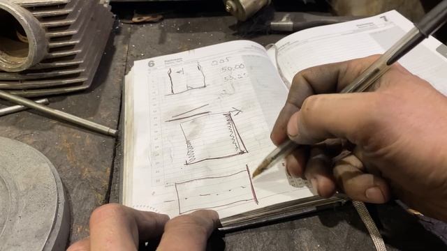 Підготовка циліндрів під розточку.Геометрія поршня.