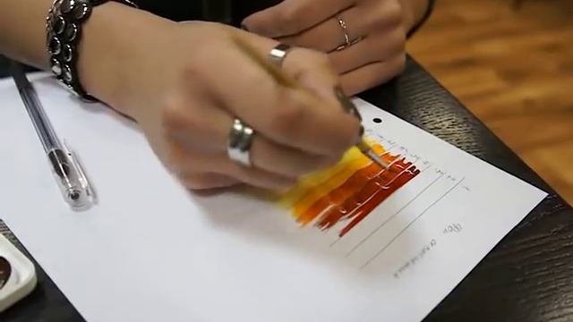 Алиша рисует таблицу Фона Осветления