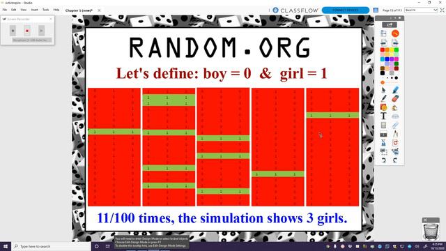 AP Statistics: Chapter 5, Video #1 - Simulations
