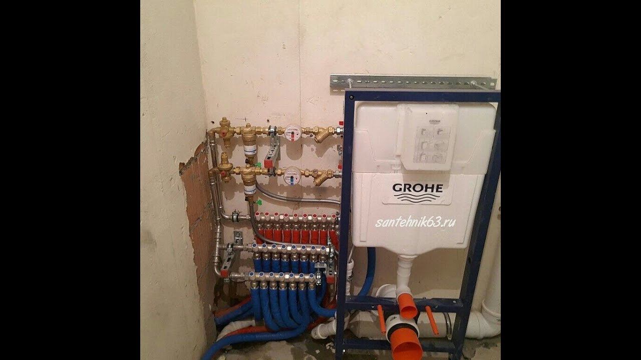 Монтаж водопровода в стоматологическом кабинете Самара