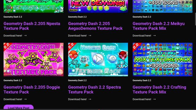 Как скачать текстур пак для Geometry Dash?