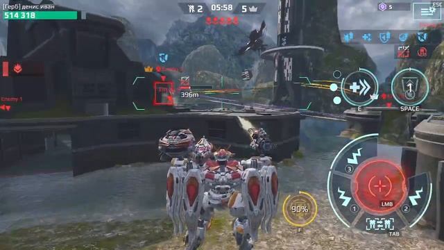 War Robots обзор робота Cruel Angler #warrobots
