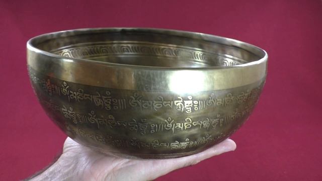 Поющая чаша 24 см, До# 134 Будда в союзе