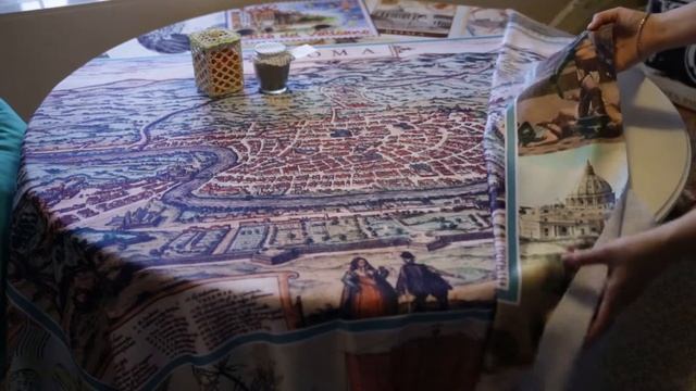 Дизайнерская скатерть Рим