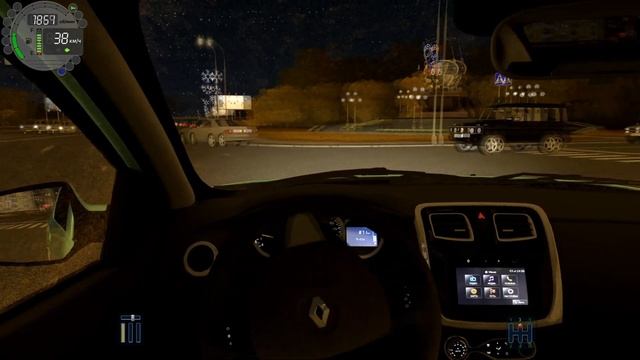 City Car Driving - Renault Logan L Normal Driving | 60 FPS 1440p