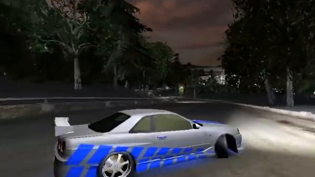 Need For Speed Underground 2 Nissan Skyline GT-R 34 Drift