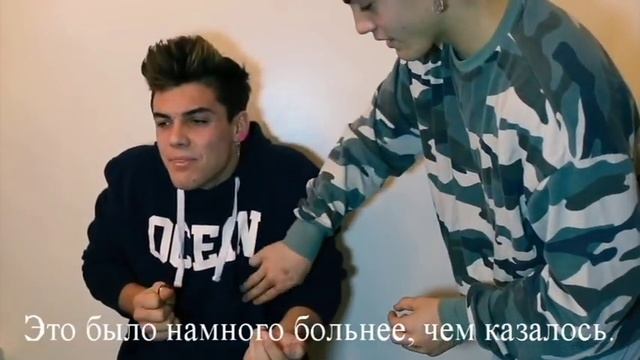 Dolan Twins: Пирсинг Челлендж (rus Sub)