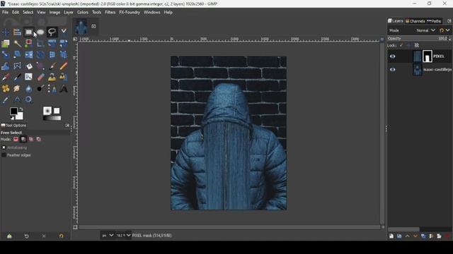 Pixel Sorting Effect In GIMP