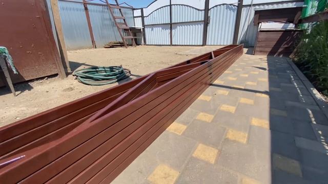 #навес #металл #Прямой от дома