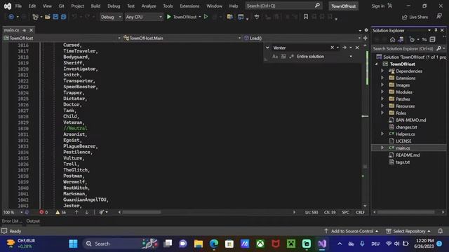 TOWN OF ROLES NE MODIFIER