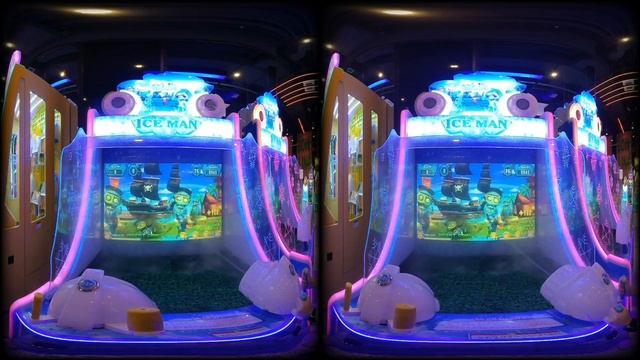 3D 180VR 4K Amazing Water Action Rail Shooter Arcade Game ICEMAN Kill Zombie By Ice Gun 360vr