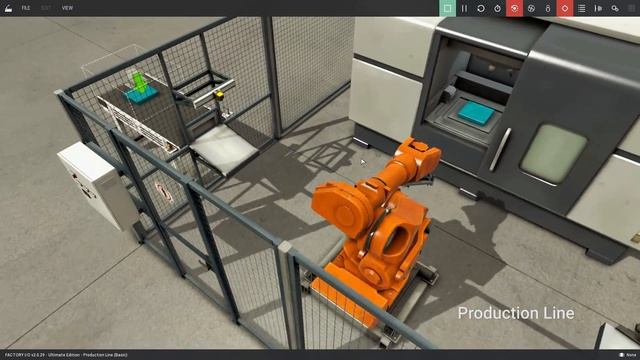 Production Line - FACTORY I/O Scene