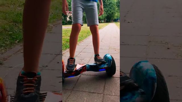 гироскутер Smart Balance Premium 10.5 (огонь вода)