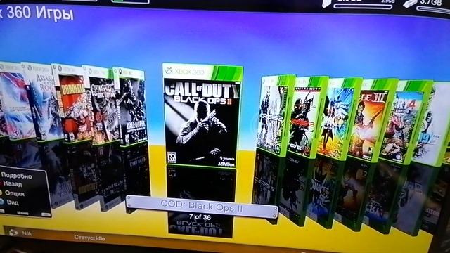 Икс бокс 360 слим 500гб 50 игр установлено прошивка фрибут привода в консоли нет.