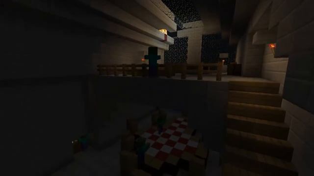 Minecraft карта - Зомби сити! Апокалипсис зомби!