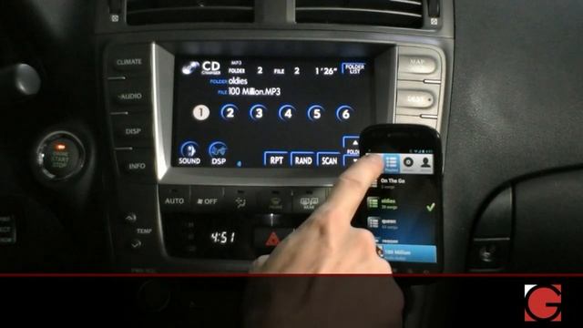 GROM Audio: AALinQ Demo Lexus IS350 2006 2007 2008 Android