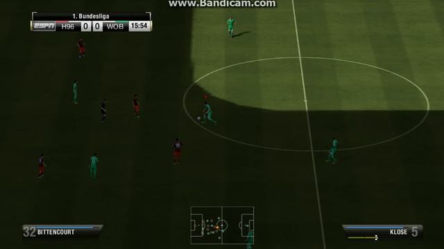 Fifa14 карьєра Вольсбург #1 [1тайм Ганновер-Вольсбург]