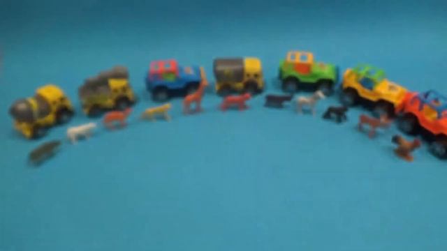 Toy Animals For Children. Animal Planet. Детские игрушки животные