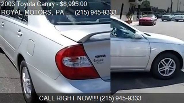 2003 Toyota Camry LE 4dr Sedan For Sale In Levittown, PA 190