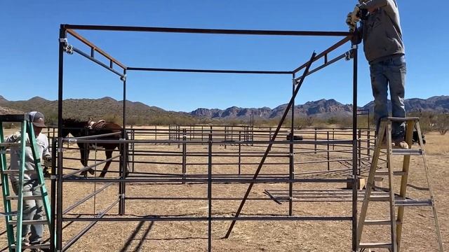 How To Install Our 10 X 20 Stall With Shade - Seven Peaks Fence And Barn