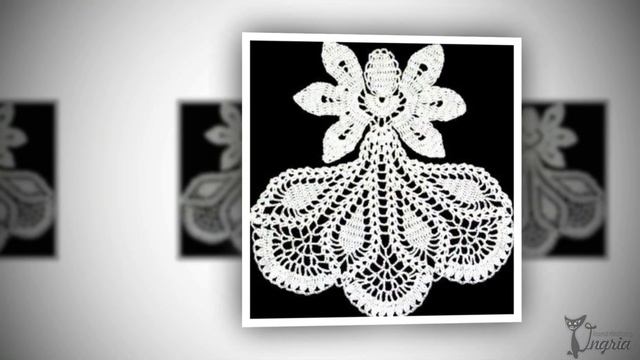 ✾ Рождественский ангел крючком ✾ Работы из интернета