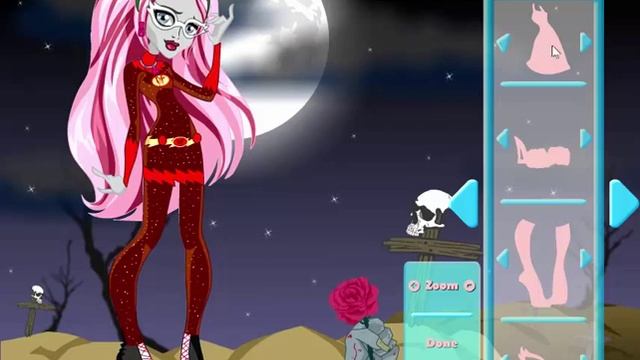 Monster High Games- Ghoulia Yelps Dress Up- Fun Online Dress Up Games For Girls Kids
