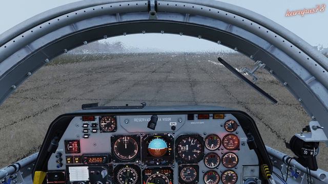 DCS | С-101BE Взлёт в дождь.